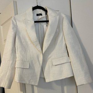 Theory Blazer - 8 - Brince - Warm Ivory